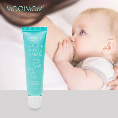 MOOIMOM Lanolin Nipple Cream - Krim Pelindung Ibu Menyusui (15ml) BPOM