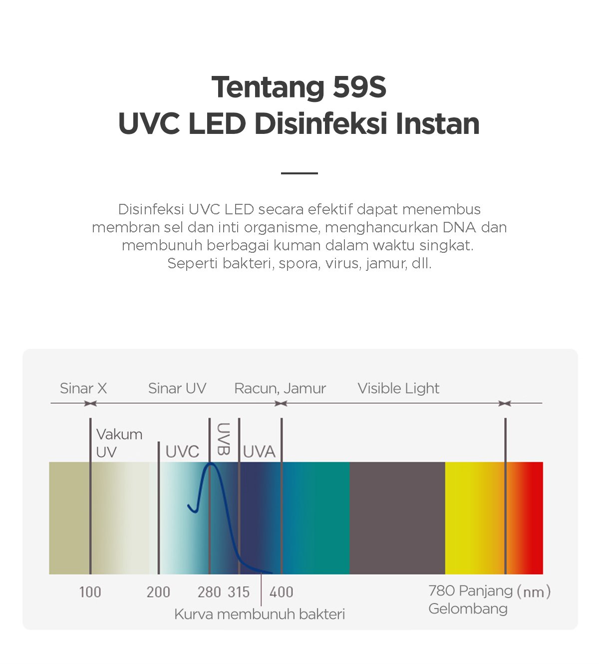 59S UVC Led Milk Bottle Sterilizing Box - UV Sterilizer Box description image