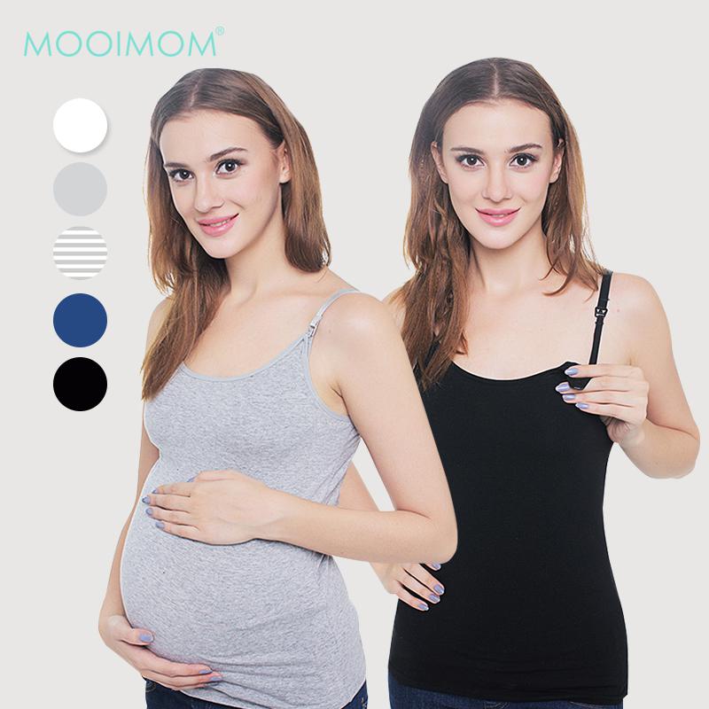 MOOIMOM Cotton Maternity & Nursing Bra Top - Tank Top Bra Menyusui