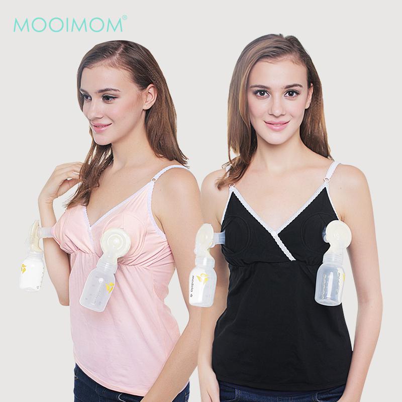 MOOIMOM Hands Free Pumping Tank - Tank Top Bra Menyusui