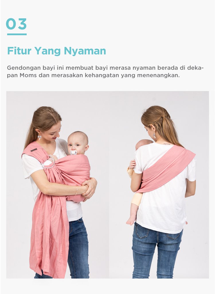 Tweeling & Co. Baby Sling - Gendongan Bayi Kain description image