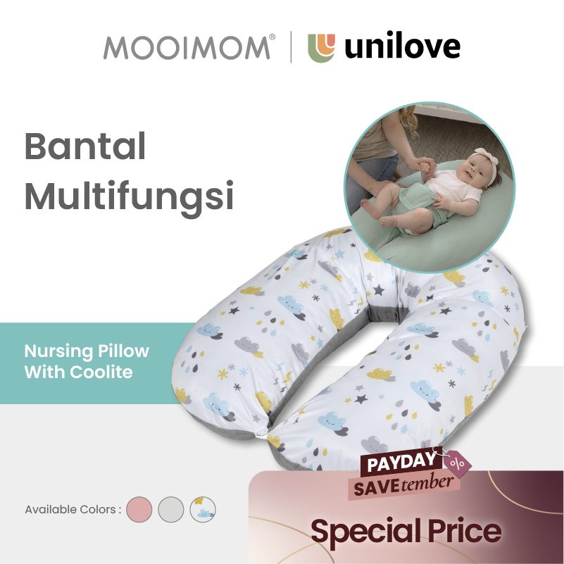 Unilove Nursing Pillow With Coolite - Weather Icon