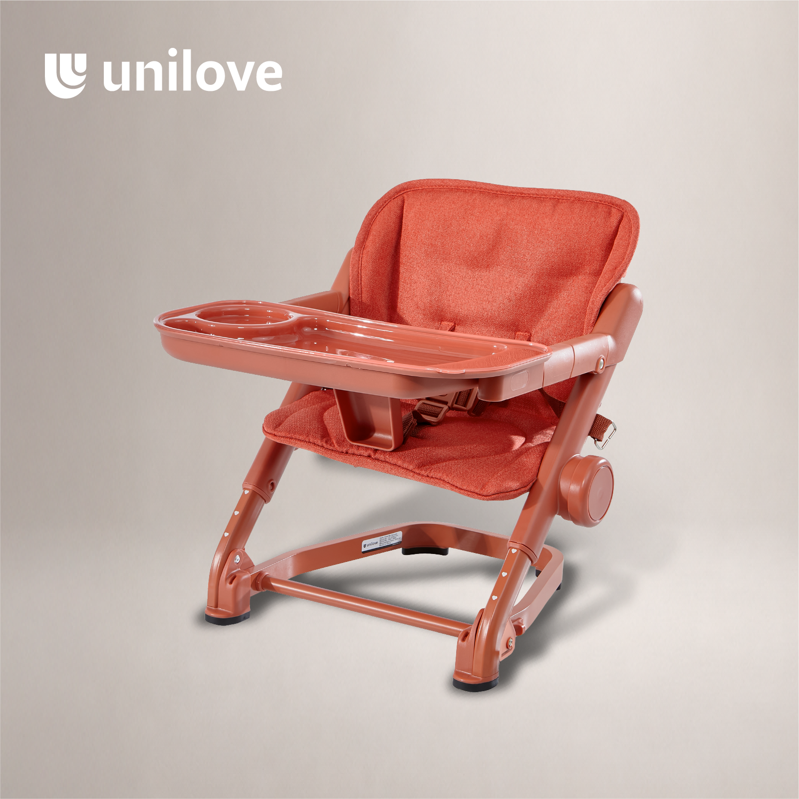 Unilove Feed Me Booster + Seat Pad-Pumpkin