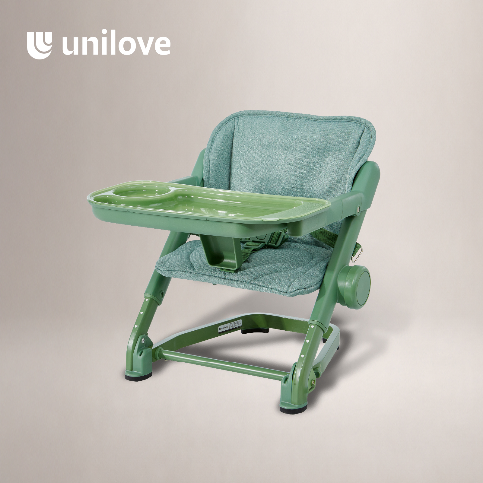 Unilove Feed Me Booster + Seat Pad -Avocado