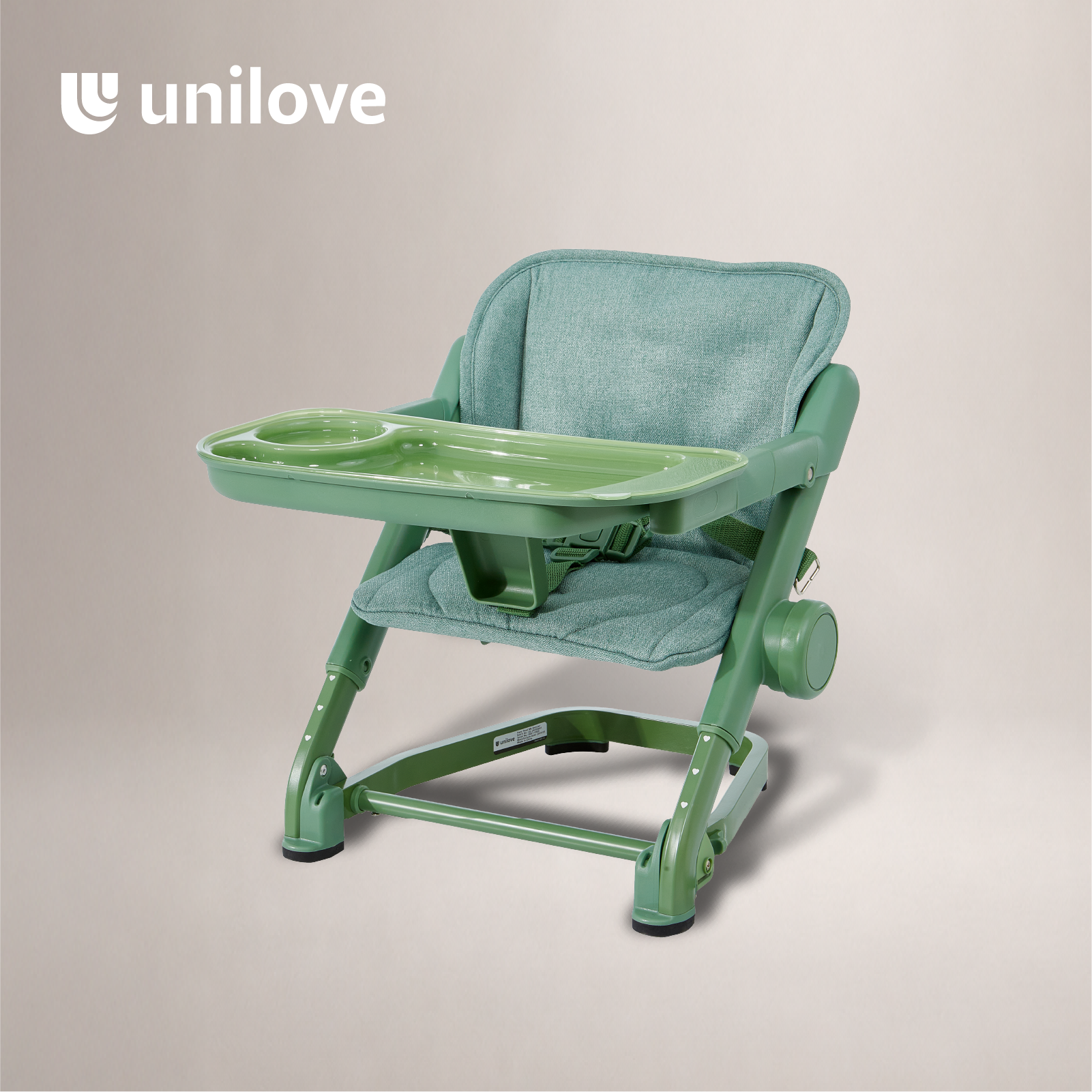 Unilove Feed Me Booster + Seat Pad -Avocado