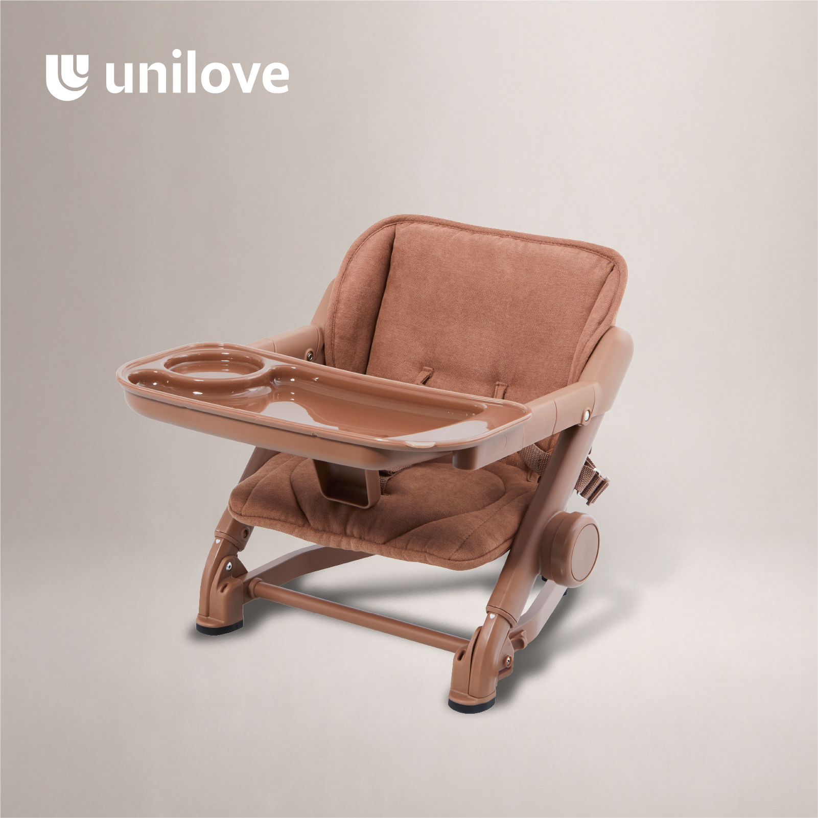 Unilove Feed Me Booster + Seat Pad - Royal Tofee Brown