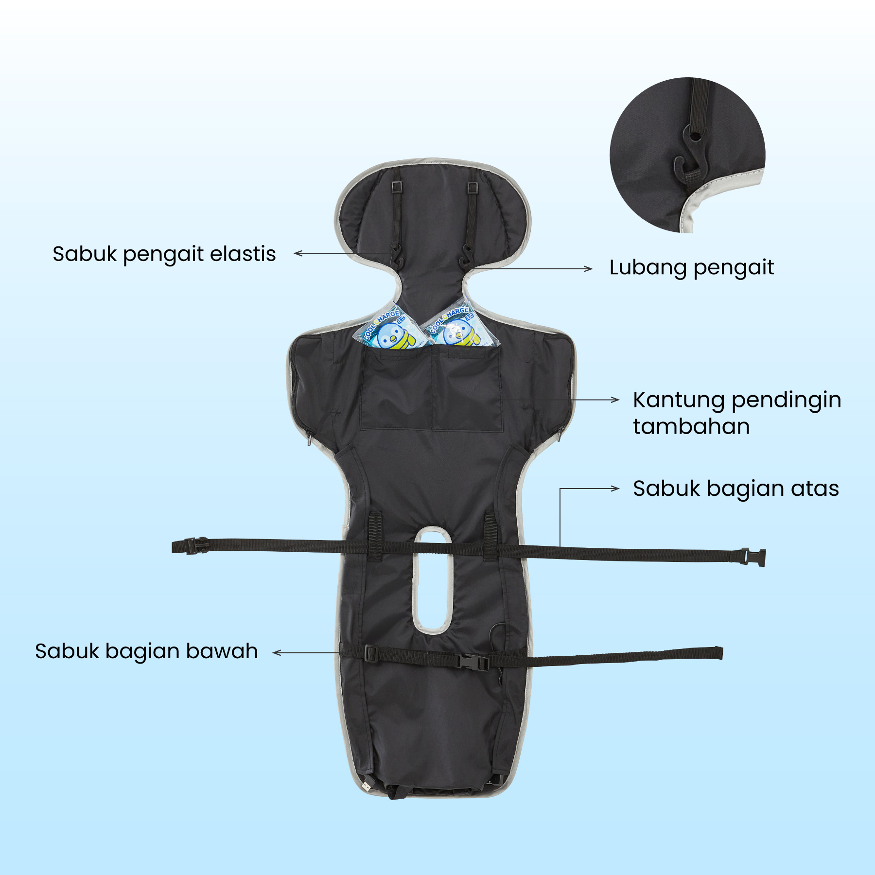 Unilove Cova Cooling Pad - Breezy Grid - Foto 8