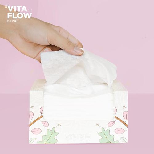 VITAFLOW Dry Tissue Satine 100 lembar - Dry Tissue