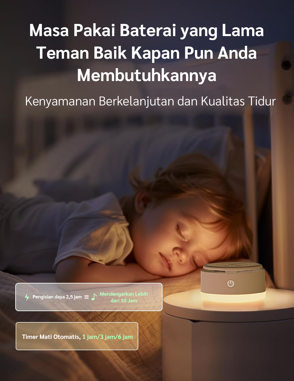 Momcozy Portable Baby Sound Machine (Long Battery Life) description image
