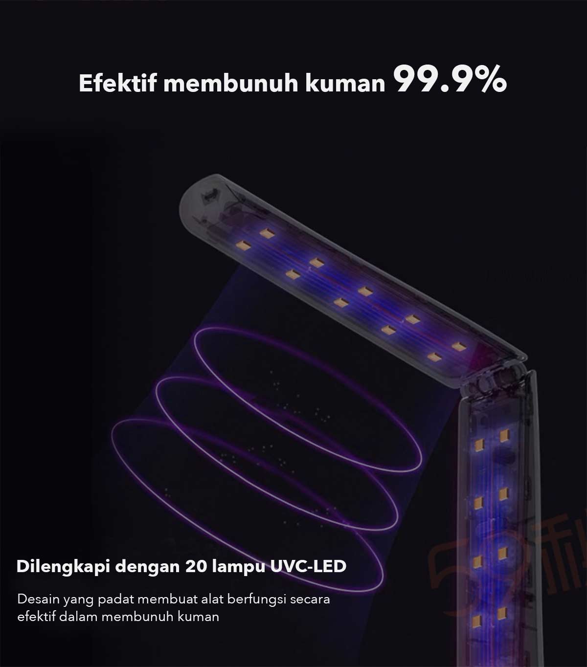 59S UVC LED Sterilizing Wand - Stik Sterliizer description image