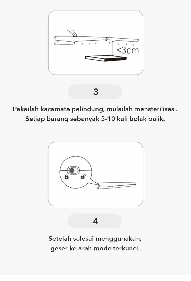 59S UVC LED Sterilizing Wand - Stik Sterliizer description image